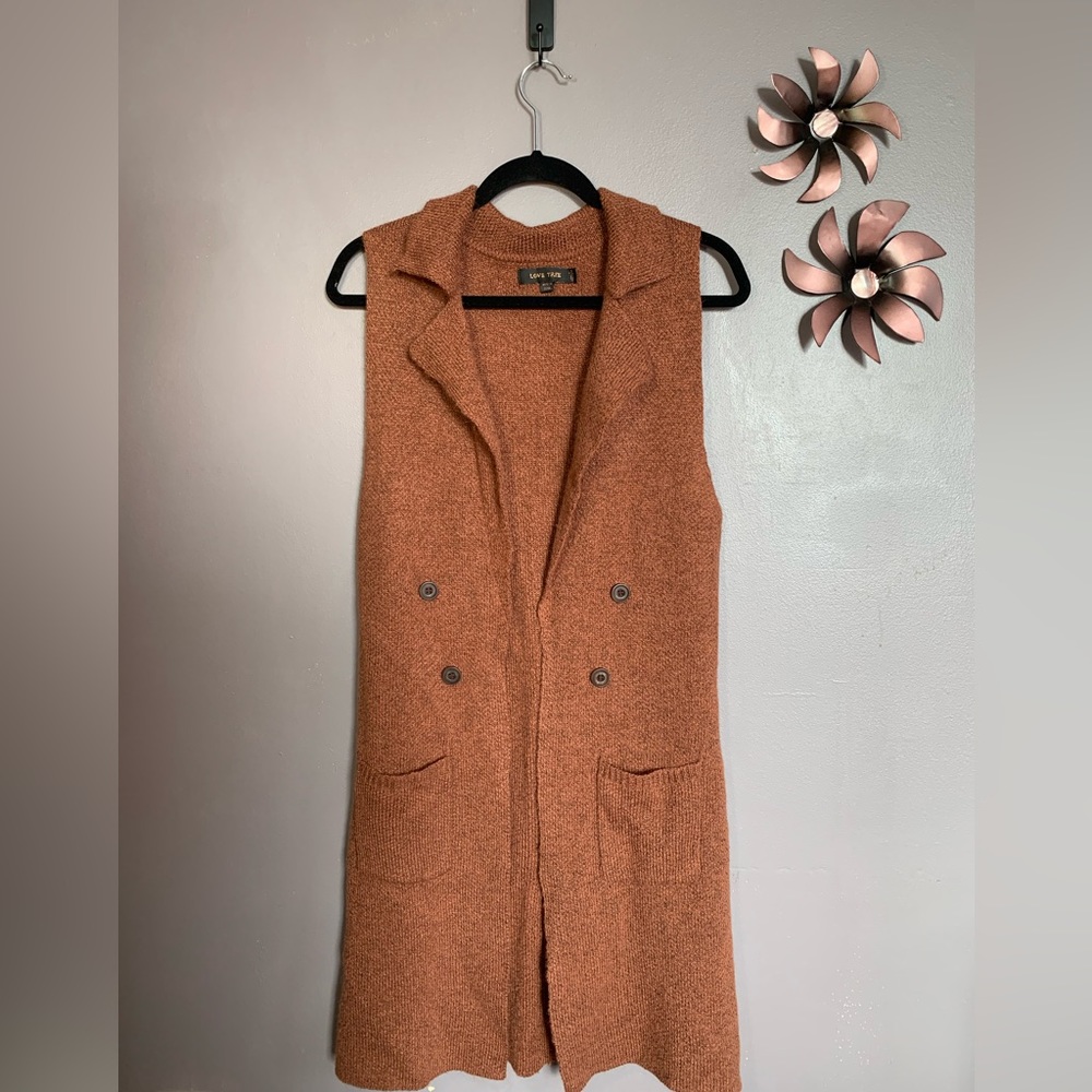 Love Tree Cozy Sleeveless Wool Sweater 🍂